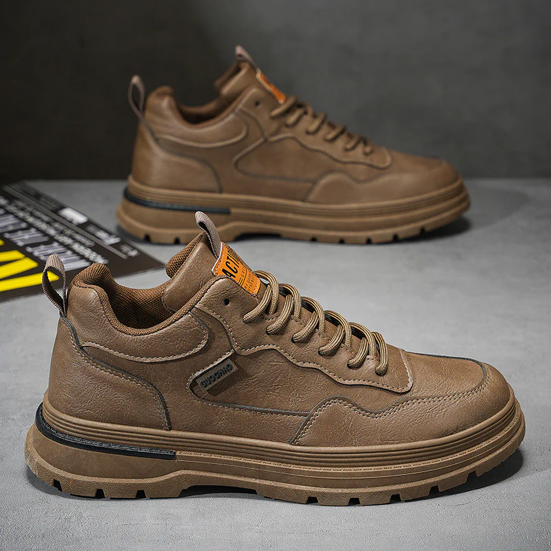 Herren Bequeme und stylische Freizeit-Sneaker mit robustem Sohlenprofil Heidi Mode