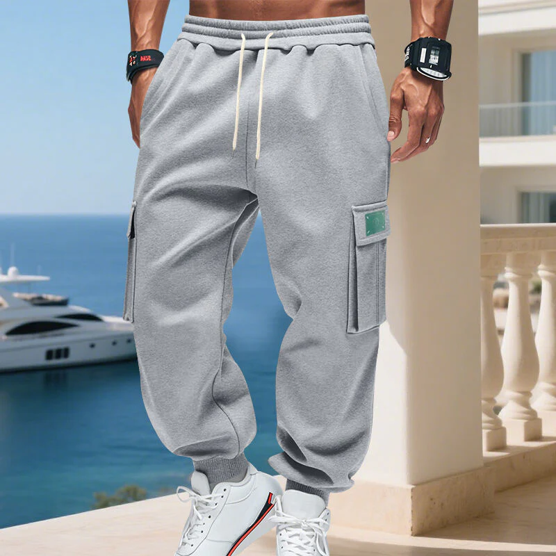 Herren Cargo-Jogginghose mit praktischen Seitentaschen und verstellbarem Kordelzug Heidi-Mode - Image 14