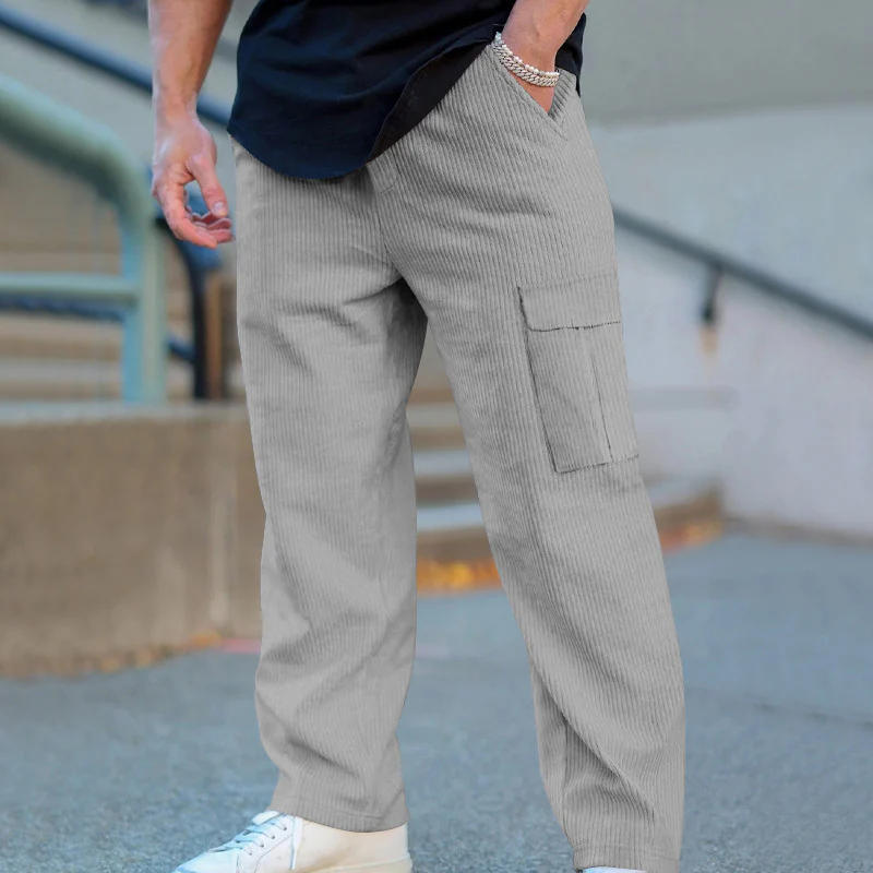 Herren Cargohose mit elastischem Bund und praktischen Taschen Heidi-Mode - Image 5