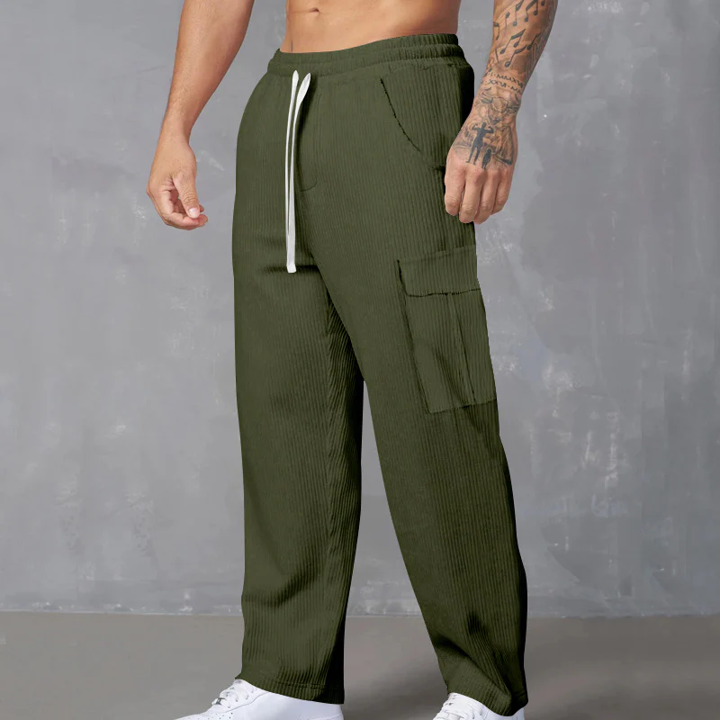 Herren Cargohose mit elastischem Bund und praktischen Taschen Heidi-Mode - Image 7