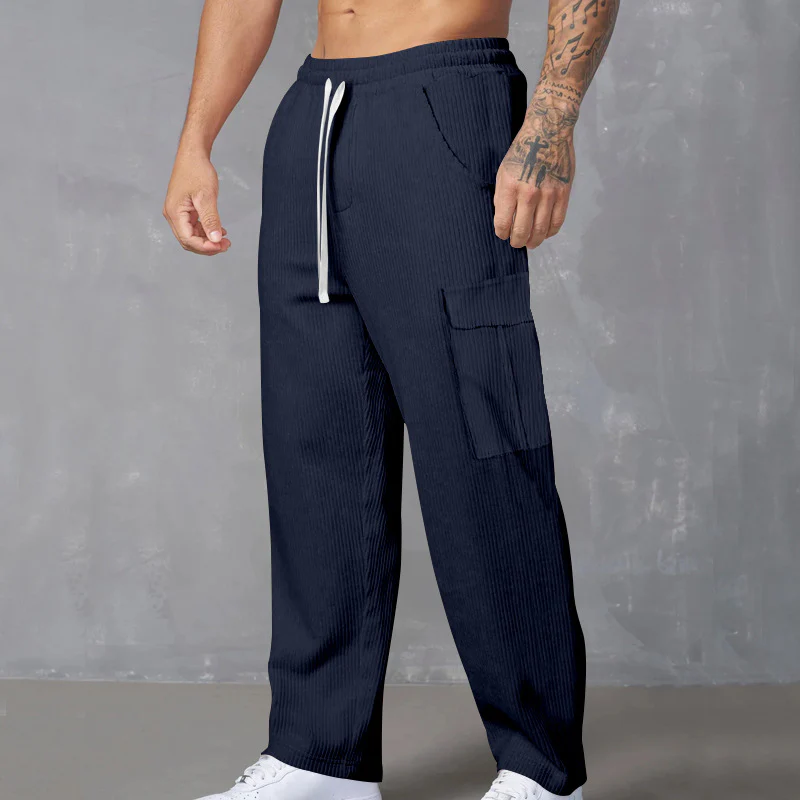 Herren Cargohose mit elastischem Bund und praktischen Taschen Heidi-Mode - Image 8