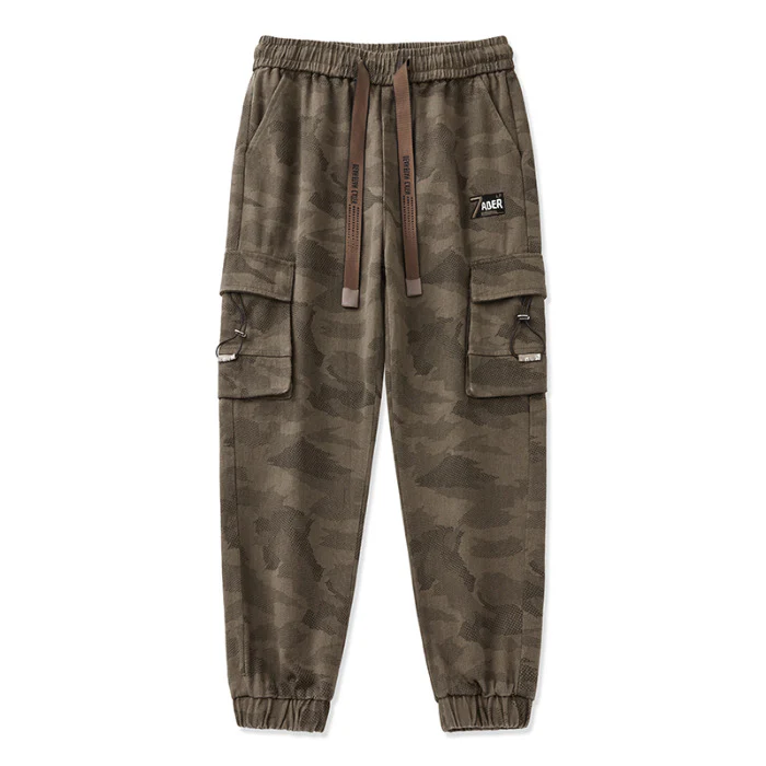 Herren Cargohose mit funktionalen Reißverschlusstaschen und elastischem Bund Heidi-Mode - Image 4
