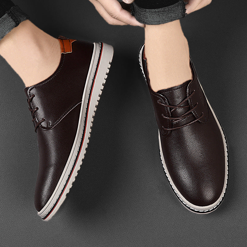 Herren Elegante Freizeit-Schnürschuhe aus hochwertigem Leder Heidi Mode - Image 4