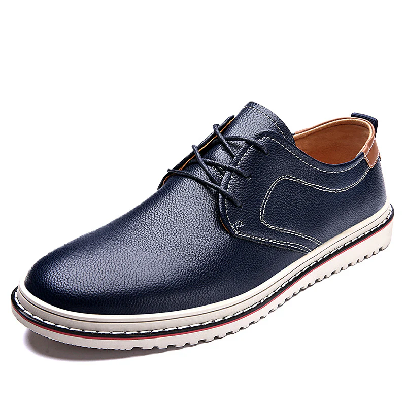 Herren Elegante Freizeit-Schnürschuhe aus hochwertigem Leder Heidi Mode - Image 7