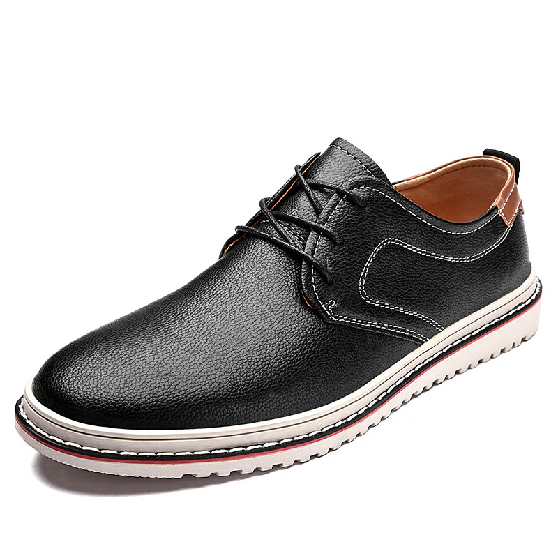 Herren Elegante Freizeit-Schnürschuhe aus hochwertigem Leder Heidi Mode - Image 8