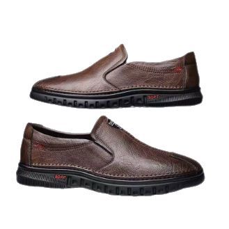 Herren Elegante Leder Slipper mit rutschfester Sohle und weichem Innenfutter Heidi Mode - Image 5