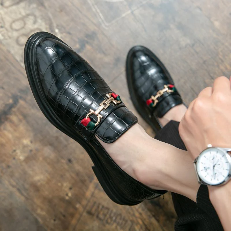 Herren Elegante Loafers aus hochwertigem Leder mit modischen Details Heidi Mode - Image 2