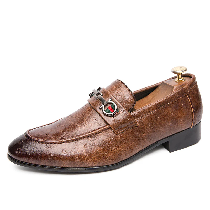 Herren Elegante Mokassins aus hochwertigem Leder mit modischem Schnallenverschluss Heidi Mode - Image 6