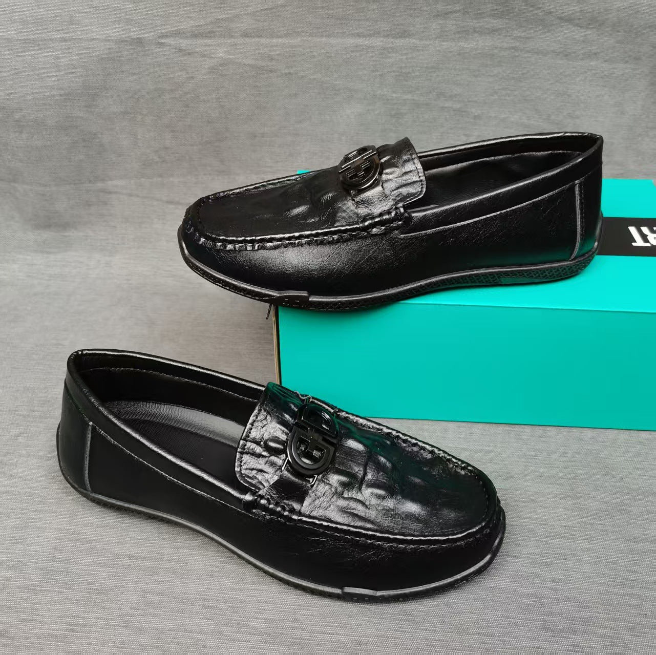 Herren Elegante Mokassins aus hochwertigem Leder mit rutschfester Sohle Heidi Mode - Image 6