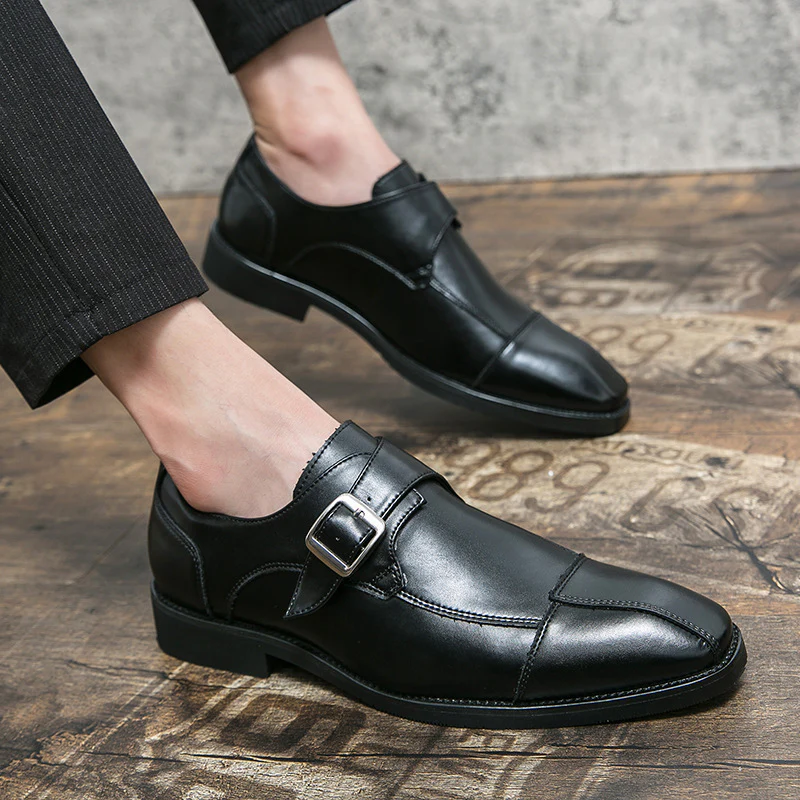 Herren Elegante Mokassins mit modischem Doppel-Monks-Design Heidi Mode - Image 2