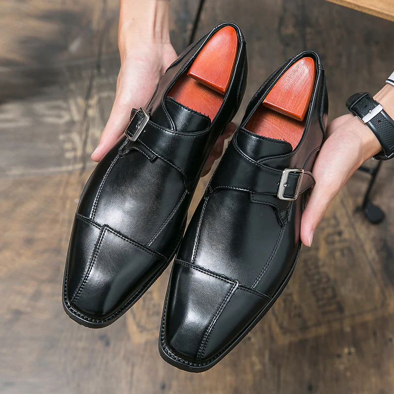 Herren Elegante Mokassins mit modischem Doppel-Monks-Design Heidi Mode - Image 6