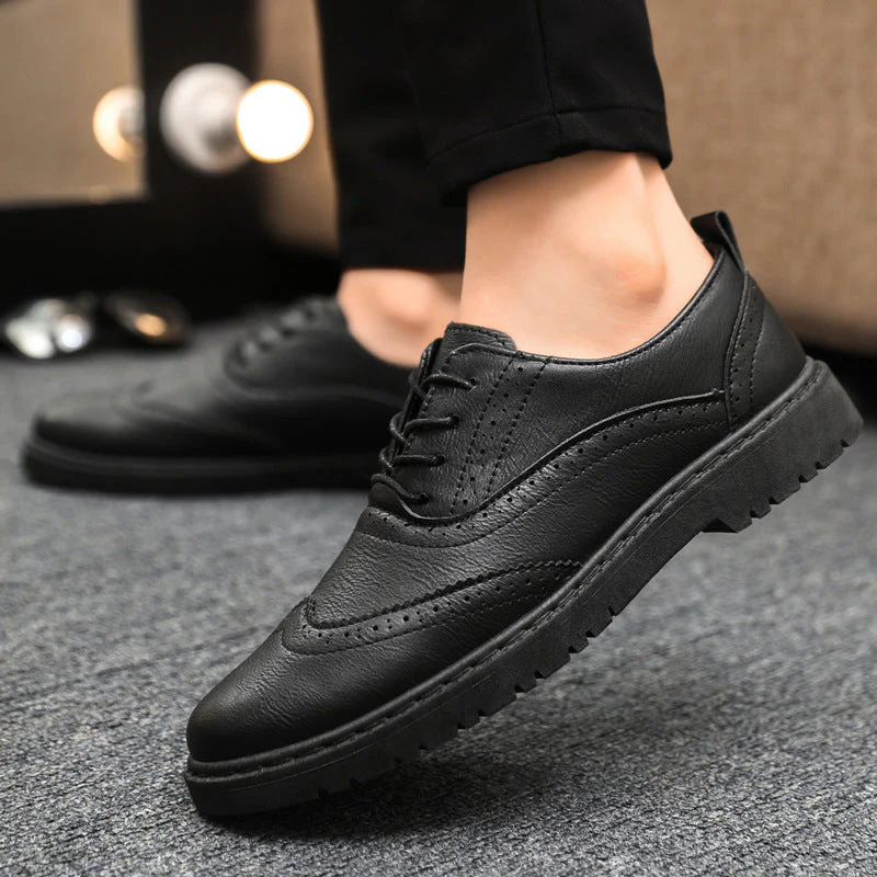 Herren Elegante Schnürschuhe Im Klassischen Design Heidi-Mode - Image 4