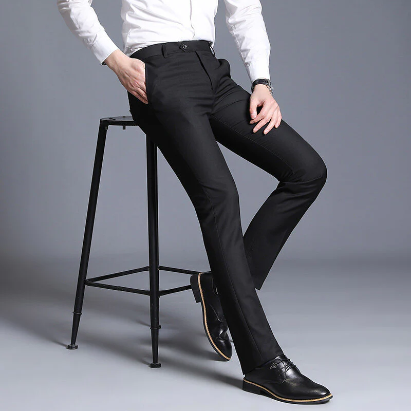 Herren elegante Slim-Fit Anzughose Heidi-Mode - Image 2