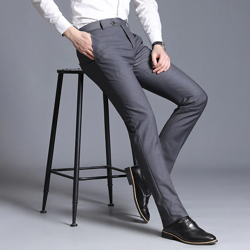 Herren elegante Slim-Fit Anzughose Heidi-Mode - Image 3