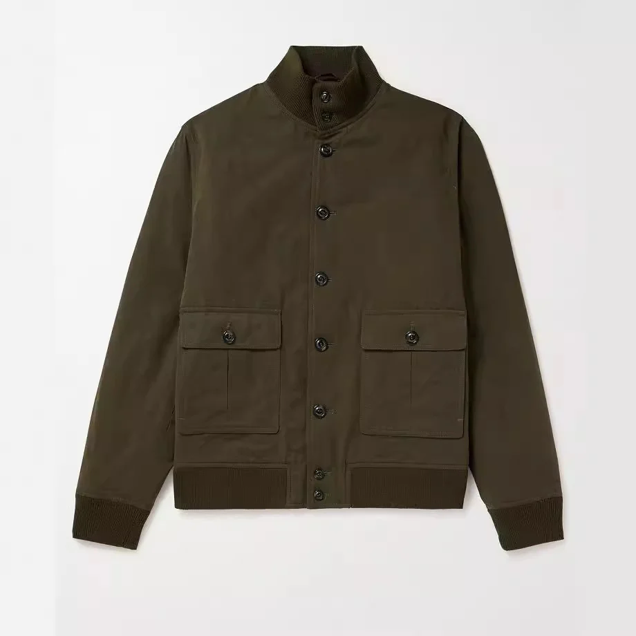Herren elegante Wildlederjacke mit praktischem Kragen und aufgesetzten Taschen Heidi-Mode - Image 4