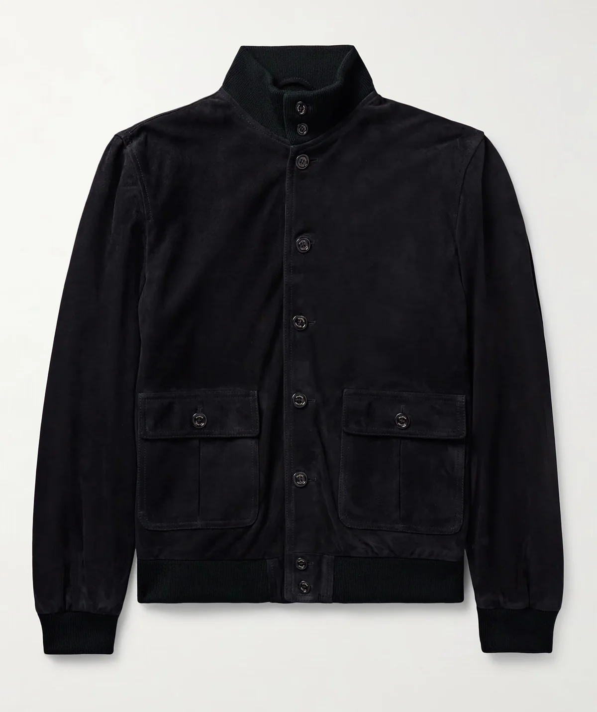 Herren elegante Wildlederjacke mit praktischem Kragen und aufgesetzten Taschen Heidi-Mode - Image 6