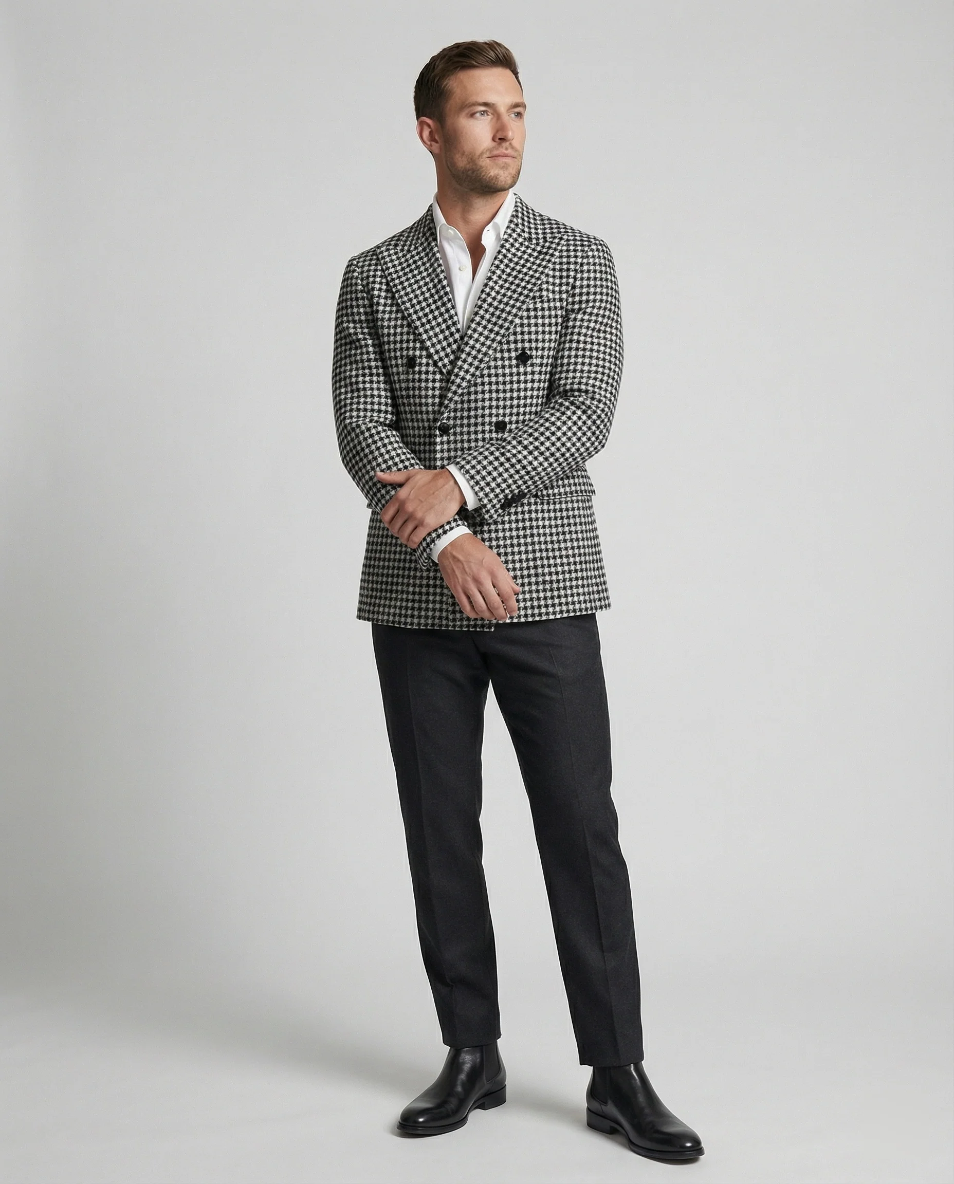 Herren Karoblazer mit modernem Schnitt – eleganter Herren Blazer - Image 2