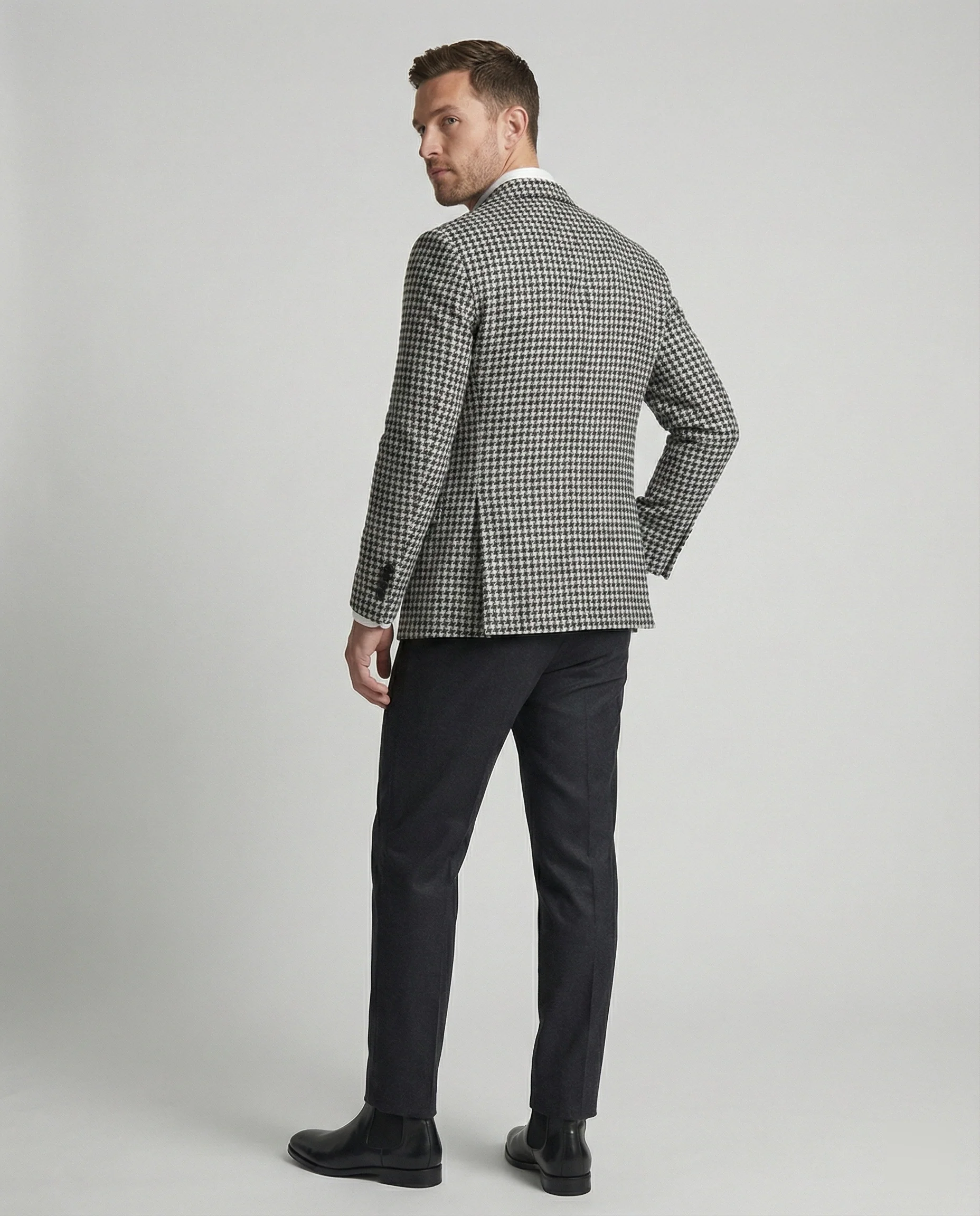 Herren Karoblazer mit modernem Schnitt – eleganter Herren Blazer - Image 3