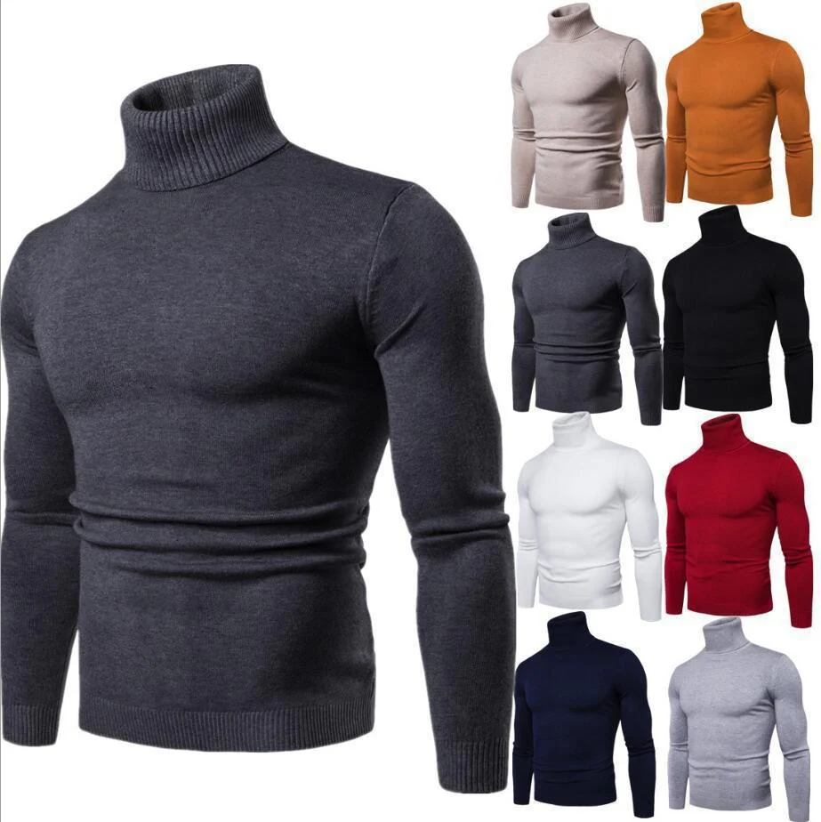 Herren eleganter Rollkragenpullover aus feiner Merinowolle Heidi-Mode - Image 3