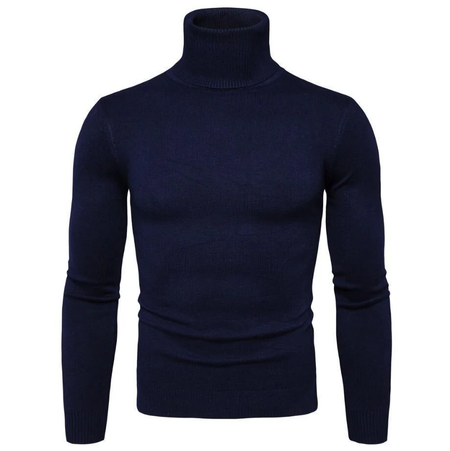 Herren eleganter Rollkragenpullover aus feiner Merinowolle Heidi-Mode - Image 5