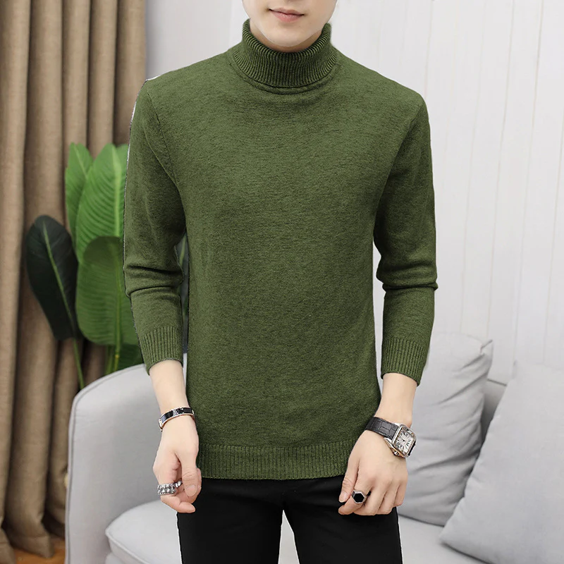 Herren eleganter Rollkragenpullover aus feiner Merinowolle Heidi-Mode - Image 6