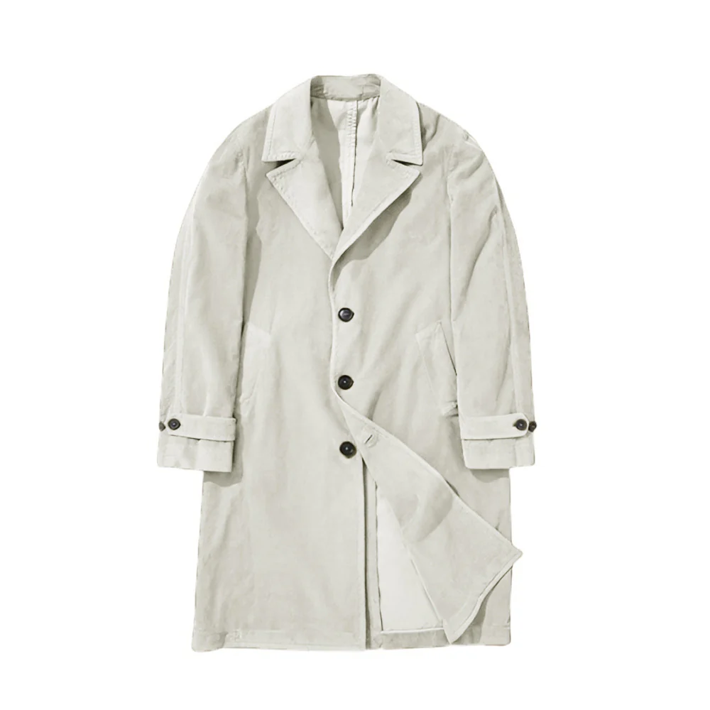Herren eleganter Trenchcoat aus hochwertigem Gewebe mit praktischen Taschen Heidi-Mode - Image 4