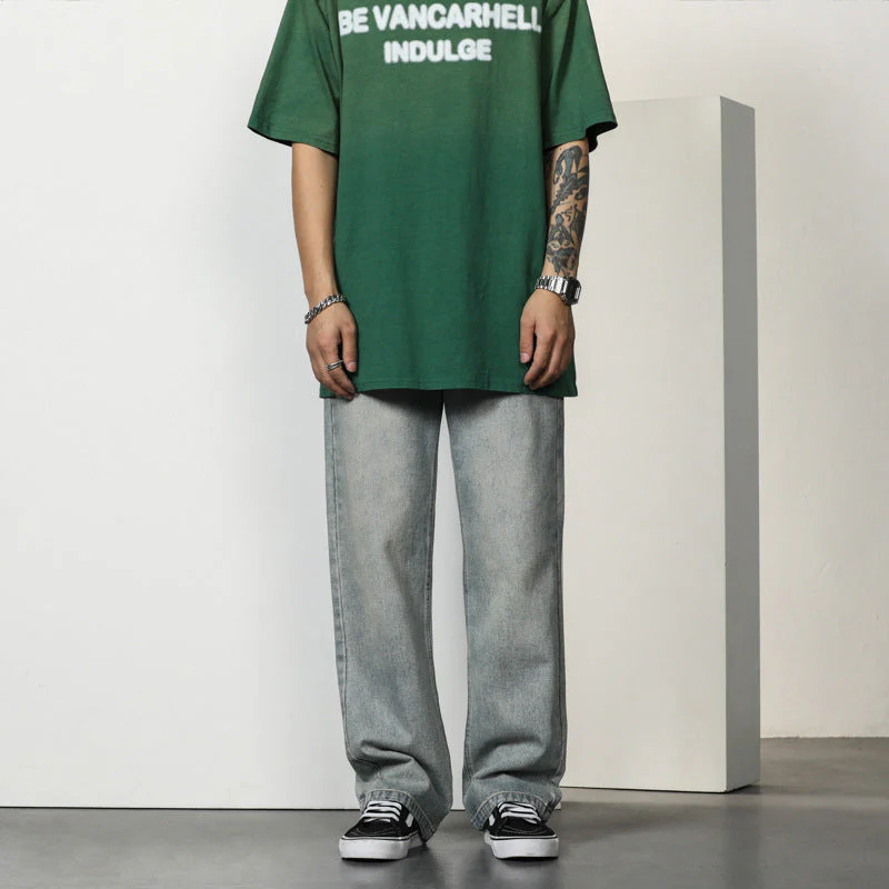 Herren Entspannte Bootcut-Jeans mit Hohem Bund und Lässigem Schnitt Heidi-Mode - Image 2