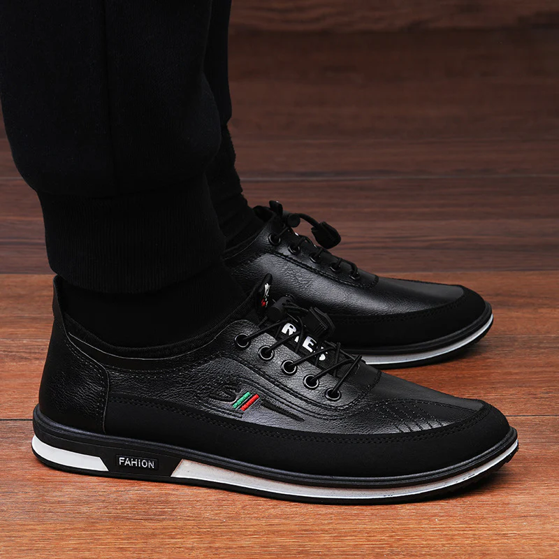 Herren Freizeit-Schnürschuhe mit innovativer Schnellschnürtechnologie und rutschfester Sohle Heidi Mode - Image 2