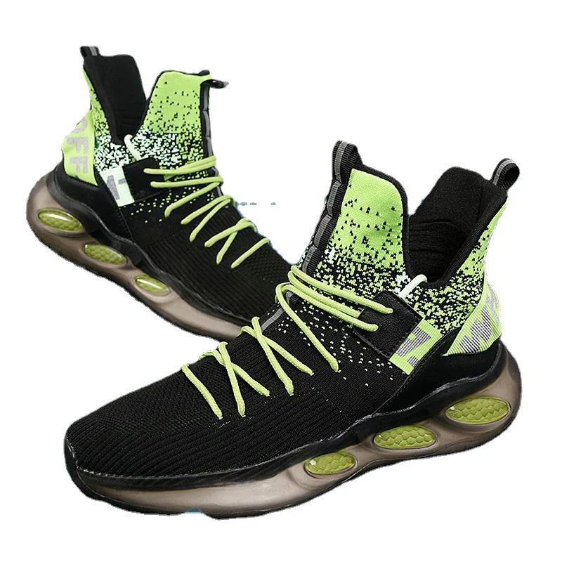 Herren Hochleistungs Basketball Sneakers mit atmungsaktivem Obermaterial Heidi Mode - Image 4