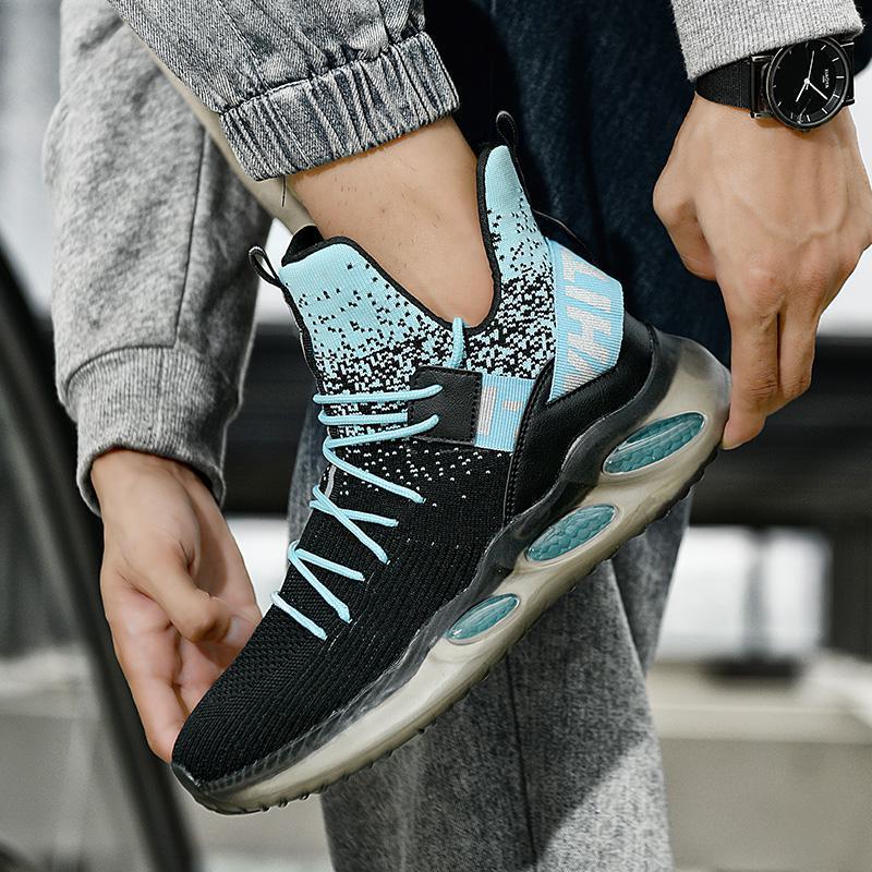 Herren Hochleistungs Basketball Sneakers mit atmungsaktivem Obermaterial Heidi Mode - Image 6