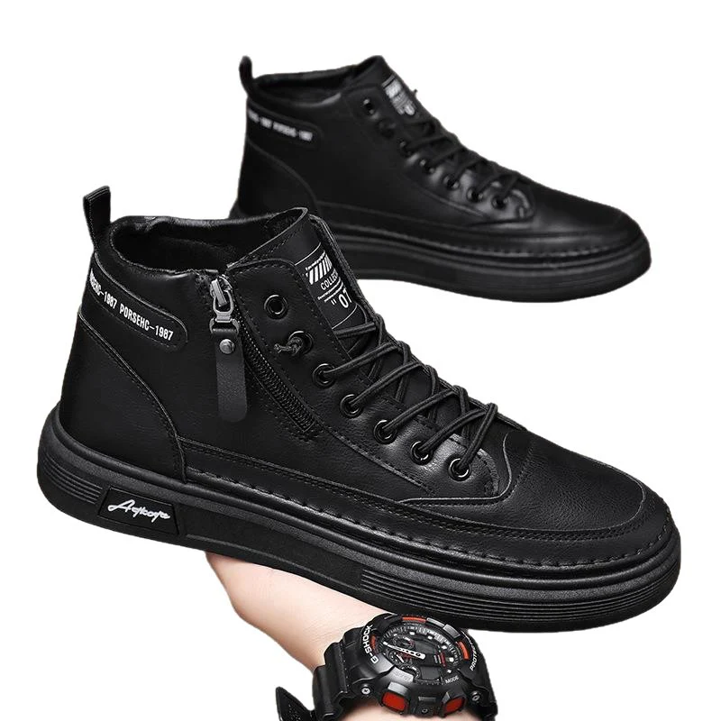 Herren Hochwertige Leder Sneakers Heidi Mode - Image 4