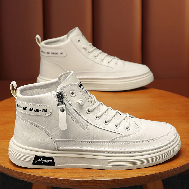 Herren Hochwertige Leder Sneakers Heidi Mode - Image 5