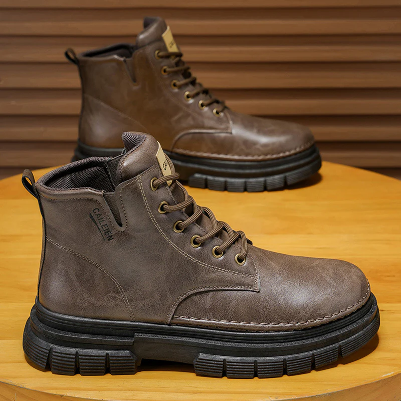 Herren Höhenverstellbare Stiefel mit rutschfester Sohle und warmem Innenfutter Heidi Mode - Image 7