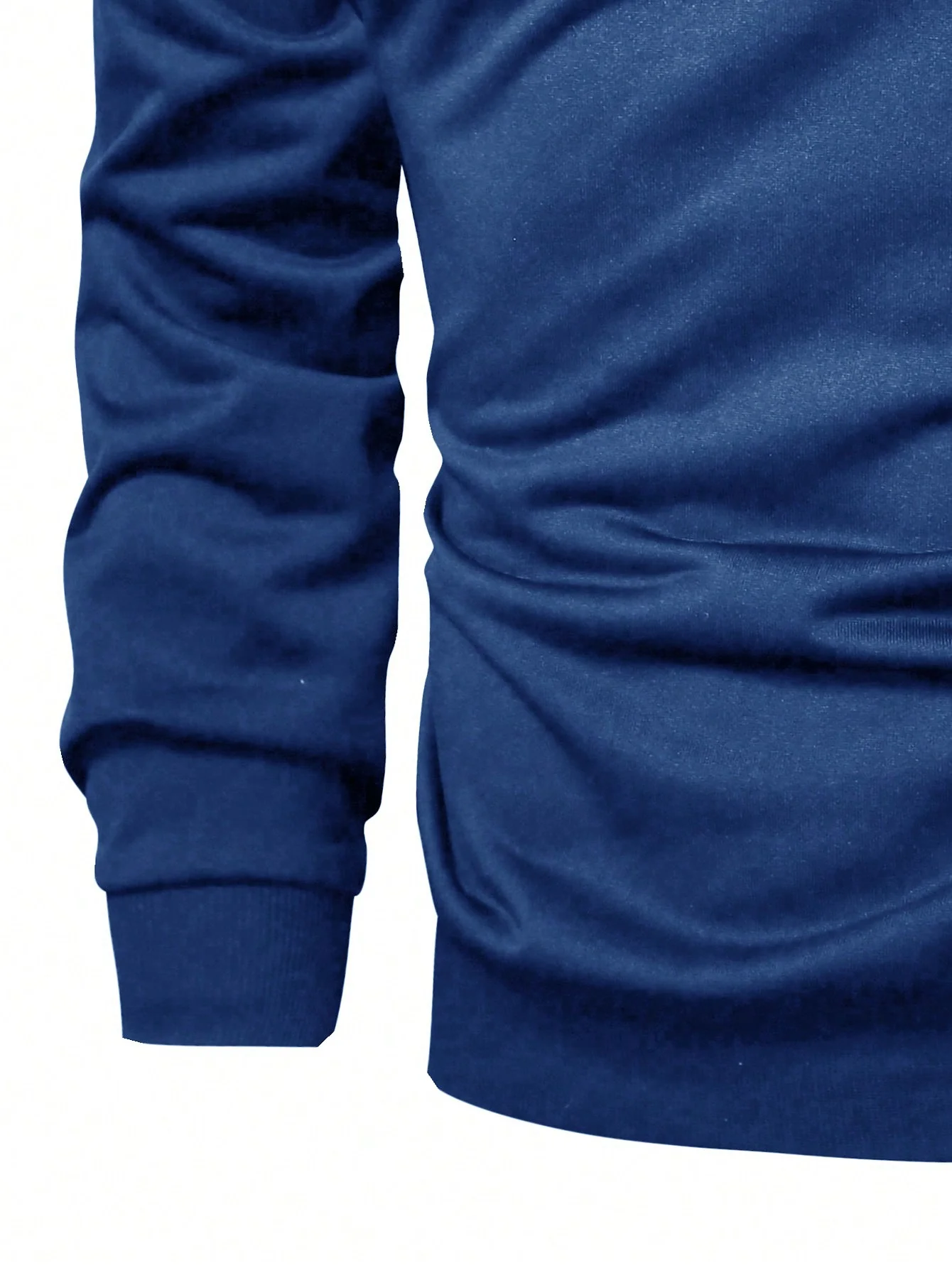 Herren Hoodie mit innovativem Kragen und praktischer Taschenlösung Heidi-Mode - Image 3