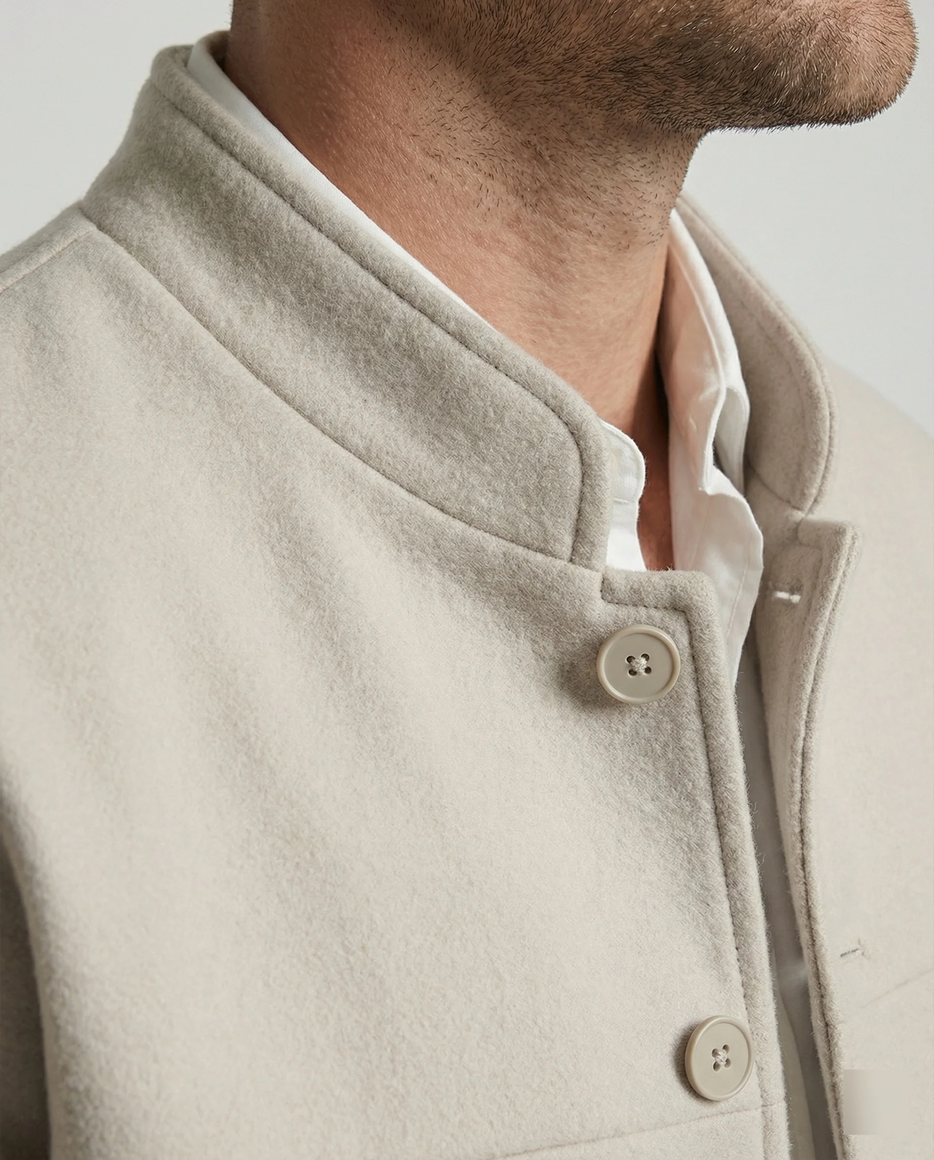 Herren Jacke im Neo-Chinese Style Stehkragen Herbst Freizeit - Image 2