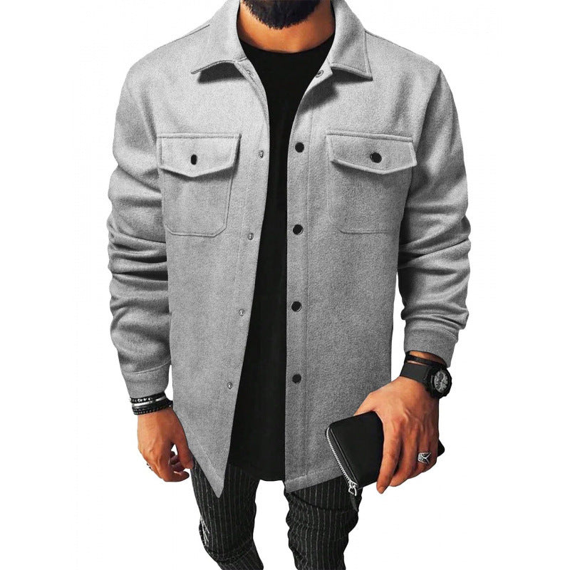 Herren Jackenhemd aus robustem Material mit praktischen Taschen Heidi-Mode - Image 2