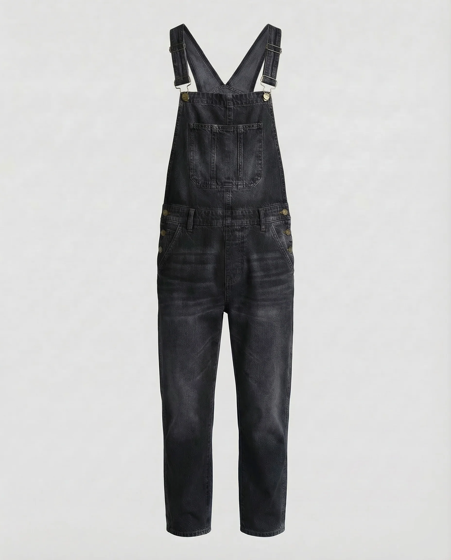 Herren Jeans Latzhose aus Robuster Denim mit Verstellbaren Trägern & Praktischen Taschen | Heidi-Mode - Image 5