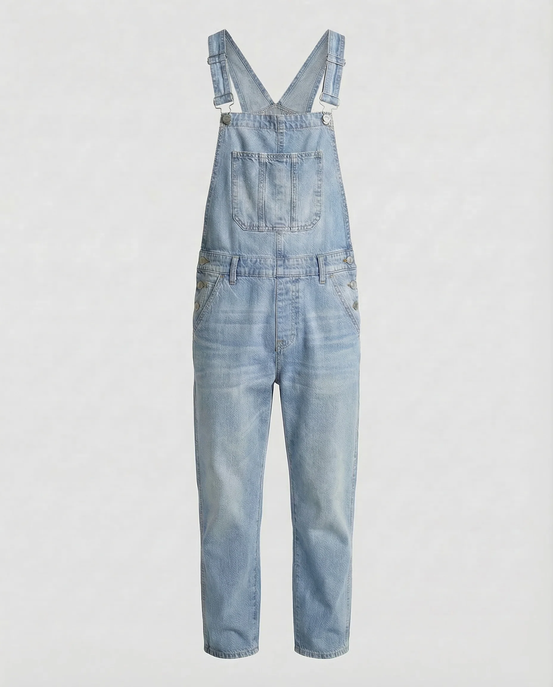 Herren Jeans Latzhose aus Robuster Denim mit Verstellbaren Trägern & Praktischen Taschen | Heidi-Mode - Image 6