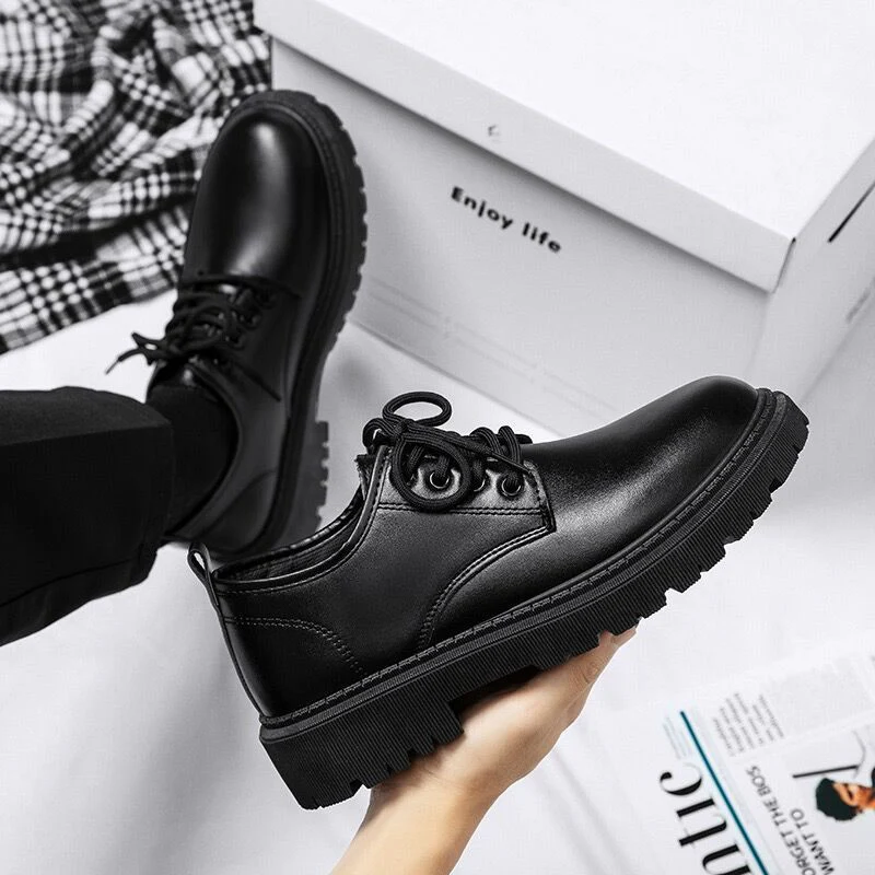Herren Klassische Schnürschuhe mit rutschfester Gummisohle und robustem Obermaterial Heidi Mode - Image 3