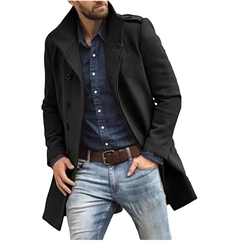 Herren klassischer Trenchcoat mit modernem Schnitt Heidi-Mode - Image 3