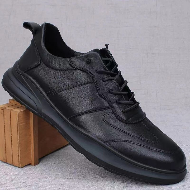 Herren Komfortable Leder Sneakers Heidi Mode - Image 6