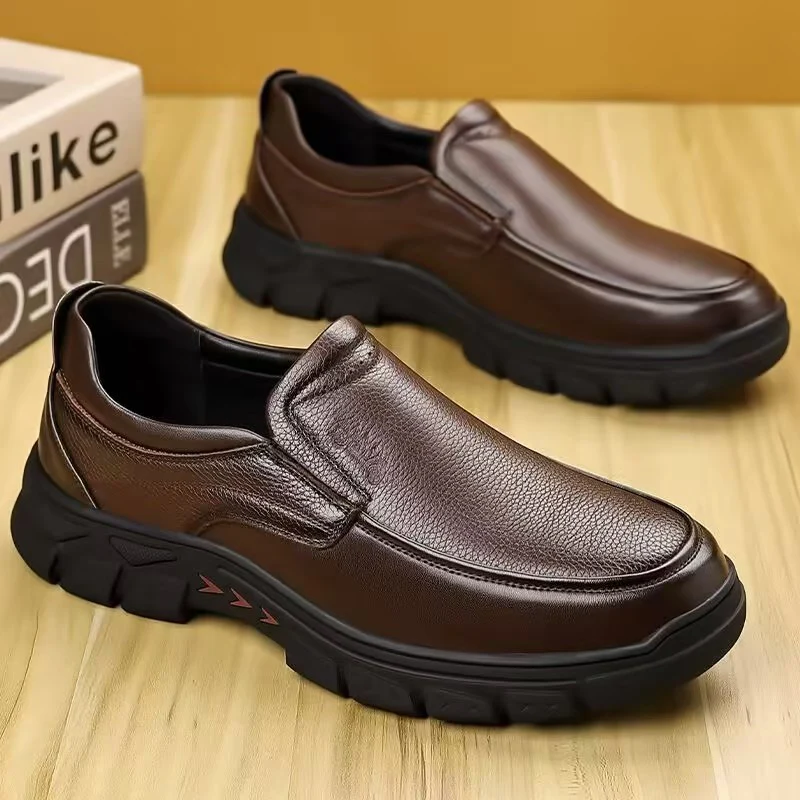 Herren Komfortable Slip-On Schnürschuhe mit rutschfester Laufsohle Heidi Mode - Image 6