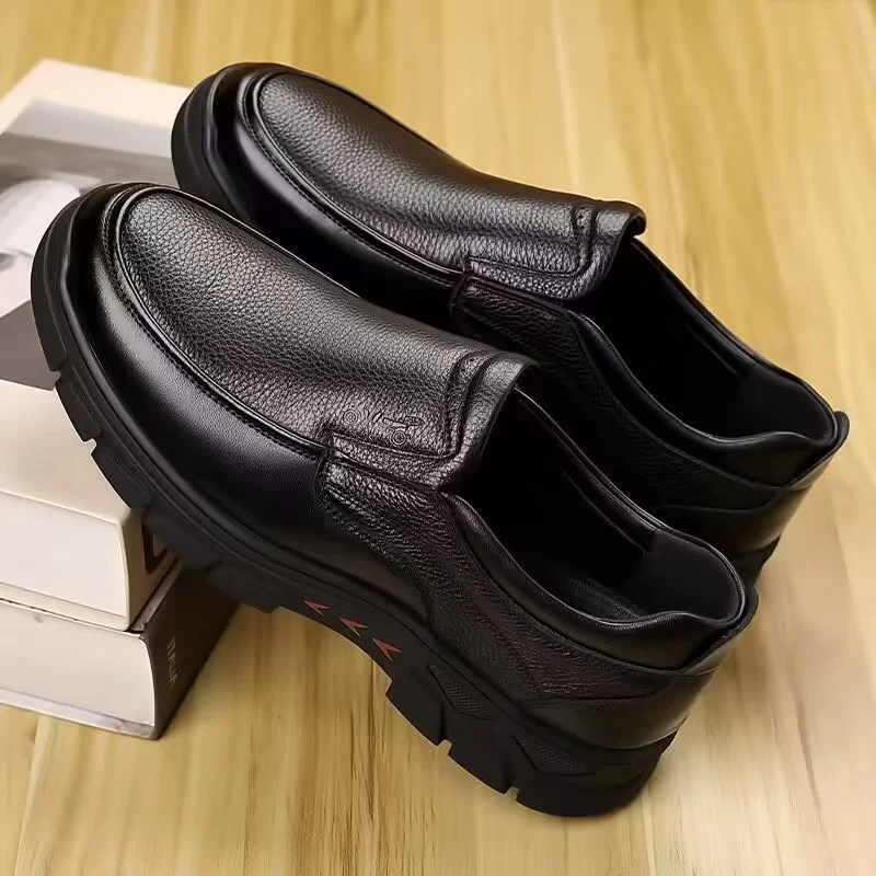 Herren Komfortable Slip-On Schnürschuhe mit rutschfester Laufsohle Heidi Mode - Image 7