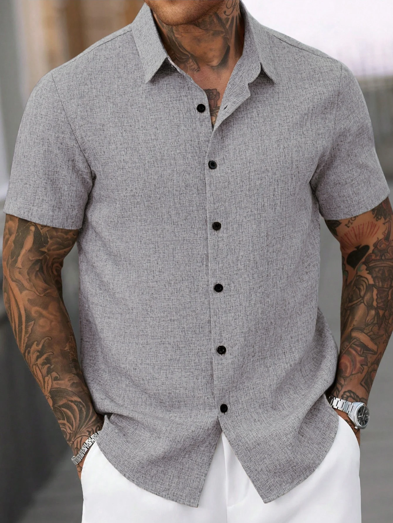 Herren Kurzarmhemd Heidi-Mode - Image 7