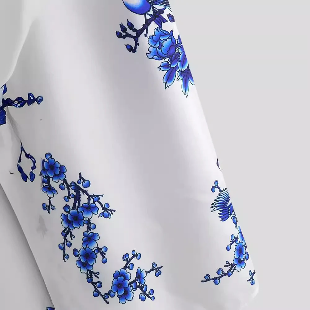 Herren Kurzarmhemd mit elegantem floralem Druck und hochwertigem Material Heidi-Mode - Image 4