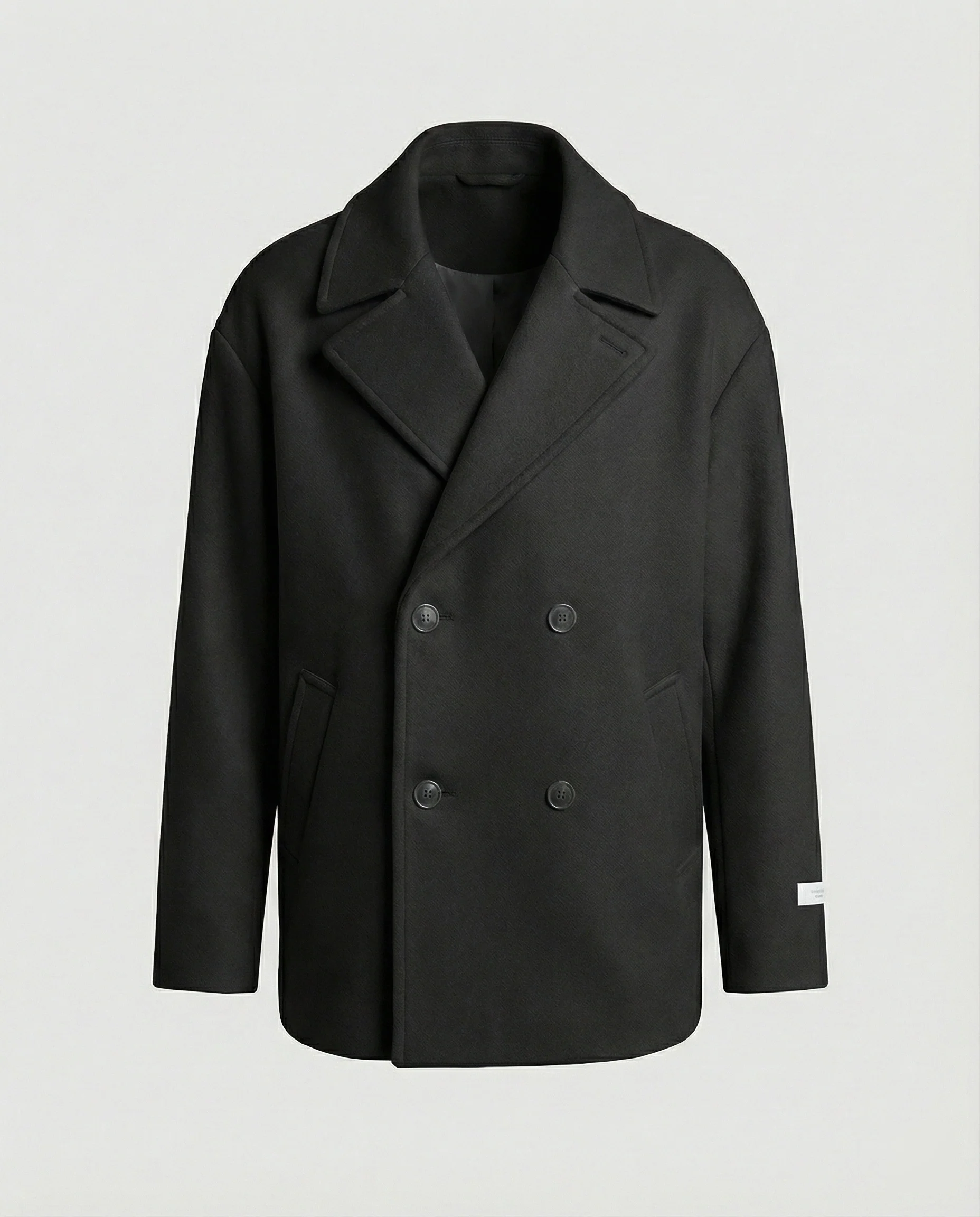 Herren kurzer Wollmix-Sakko mit kastiger Silhouette, tiefem Revers und verdeckten Eingrifftaschen Heidi-Mode - Image 7