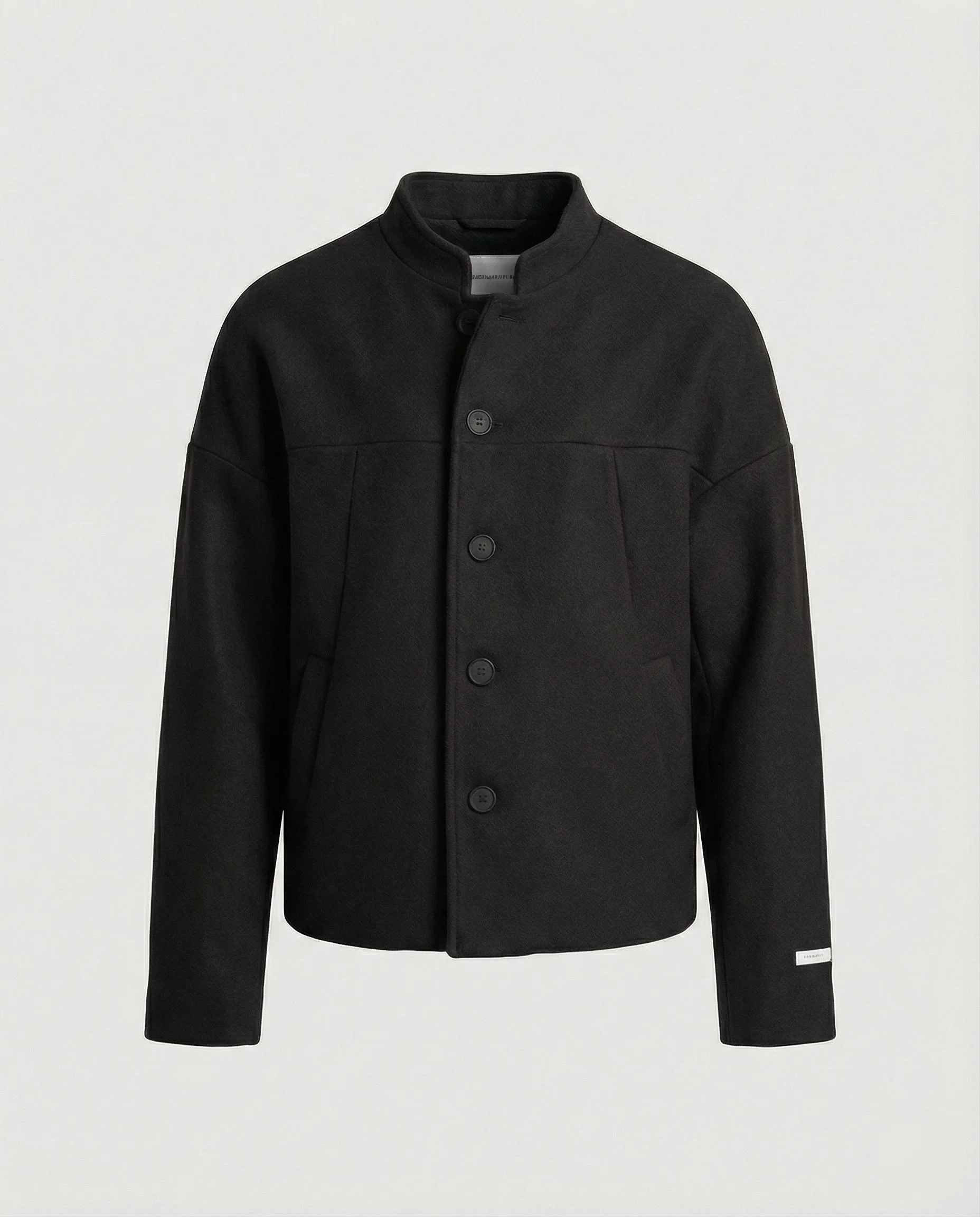 Herren Kurzjacke Stehkragen Retro Design Chinesischer Stil Herbst Trend - Image 7