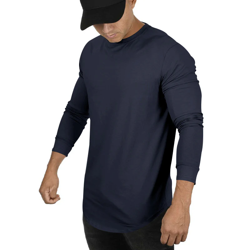 Herren Langarmshirt mit innovativem Schnitt und atmungsaktiver Struktur Heidi-Mode - Image 10
