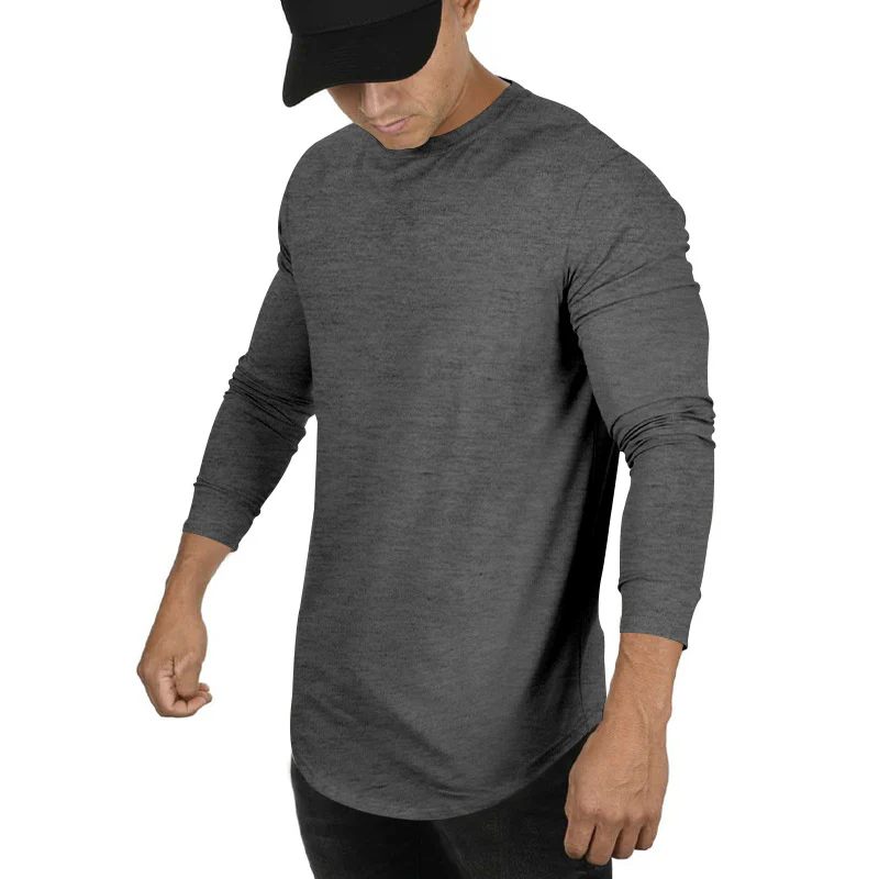 Herren Langarmshirt mit innovativem Schnitt und atmungsaktiver Struktur Heidi-Mode - Image 13