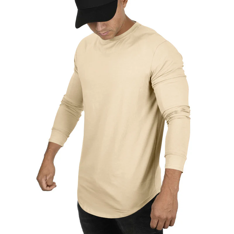 Herren Langarmshirt mit innovativem Schnitt und atmungsaktiver Struktur Heidi-Mode - Image 2